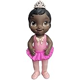 Baby Alive, Boneca Bebê Doce Bailarina Negra, Vestido Rosa