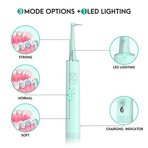 ATYIME Electric Plaque Remover Tartar Removal, Steel Grit Teeth