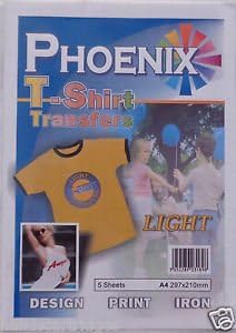 UNGROL 5x Phoenix T-Shirt Transfer Paper - Light