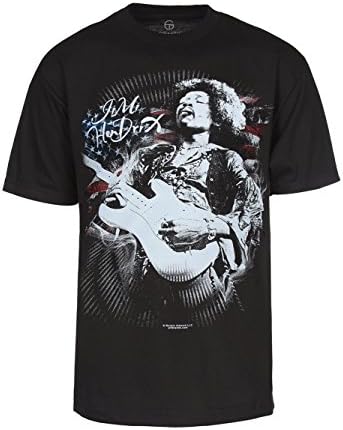 Mens Jimi Hendrix Patriotic Short-Sleeve T-Shirt - 2X-Large