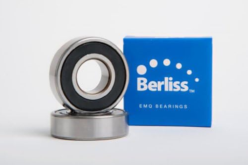 6207-2RS EMQ-Berliss, Deep Grove Ball Bearing, Electric Motor Quality, ABEC 3, Z2V2, C3 fit (Pack of 25)