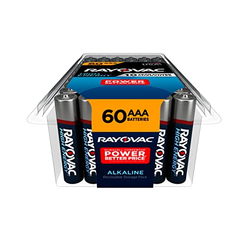 Rayovac AAA Batteries, Triple A Battery Alkaline, 60 Count Pricepulse