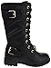 Mango 27K Little Kids Combat Lace Up Boots Black