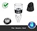 Wine Aerator Pourer Set Incl. Vacuum Bottle Stopper & Dual Blade Foil Cutter, Comes In Gift Box - FDA Approved - WIne Decanter Accessories Kit - Best Unisex Gifts For Adults - By Artick