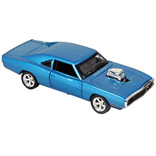 MyLifeUNIT 1:32 Dodge Charger 1970 Alloy Die-cast Car Model Collection light &Sound(Blue)