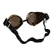 New Sell Vintage Steampunk Goggles Glasses Gothic Glasses for Cosplay Costumes (Brass)