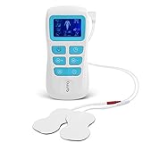 TENS Unit Electronic Pulse Massager Machine 8 Massage Modes and 50 Intensities for Back Neck Shoulder Knees Pain, EMS Muscle Stimulator Pain Relief Therapy with 4 Reusable Pads.