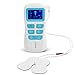 TENS Unit Electronic Pulse Massager Machine 8 Massage Modes and 50 Intensities for Back Neck Shoulder Knees Pain, EMS Muscle Stimulator Pain Relief Therapy with 4 Reusable Pads