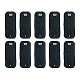 EcoAble Baby Charcoal Bamboo Snap-in Inserts for Ai2 Cloth Diapers & Covers (10-pack)