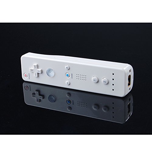 Wii Remote Controller and Nunchuk Nunchuck Controller Combo Set Bundle for Nintendo Wii (Bulk Packaging 1pcs, white) - Thumbnail 2