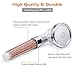 Hestia Ionic Stone Shower Head with Replacement Filter, High Pressure and Water Saving Handheld Showerhead for Spa Experience, Anion Energy Ball Filter Good for Skin and Hair, All in 1 Set