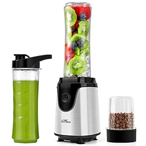 Blender-Vacpower-Smoothie-Blender-with-2-x-600ml-Travel-Bottles-BPA-Free-Smoothie-Maker-for-Fruits-Shakes-Vegetable-and-Baby-Food-25000rpm Blender, Vacpower Smoothie Blender with 2 x 600ml Travel Bottles, BPA Free, Smoothie Maker for Fruits, Shakes, Vegetable and Baby Food, 25,000rpm