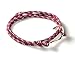 VIRGINSTONE Silver Fish Hook Bracelets on Colorful Nylon Ropes