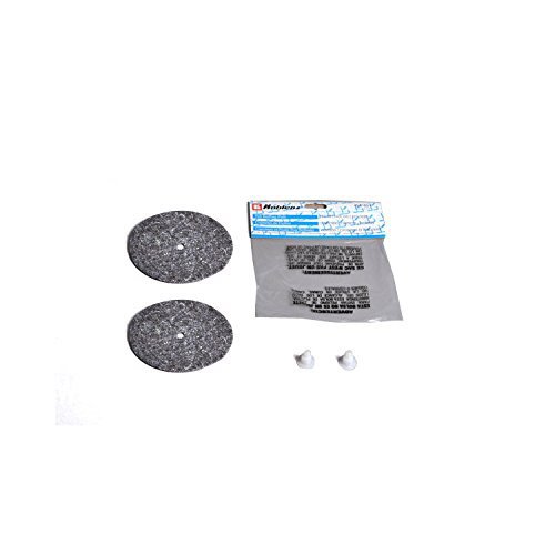Koblenz Genuine Felt Buffing Pads Pack of Two Pads and Two Plastic Retainers