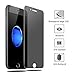 MOZEEDA iPhone 6 Plus Privacy Screen Protector,9H Anti Spy Tempered Glass Screen Protector for iPhone 6Plus 6sPlus,0.26mm 9H Hardness Anti-Scratch Bubble Free Film,Case Friendly