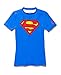 Under Armour Kids Boy's Alter Ego DC  Comics Superman S/S Fitted Shirt (Little Kids/Big Kids) Royal XL (18-20 Big Kids)