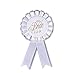 Olyphy Set of 2 Bride To Be/Groom To Be Rosette Ribbon Badge Brooch Pin, Engagement Party