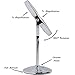 6 Inch Tabletop Swivel Mirror - Double-Sided 7x/1x Magnification - Chrome