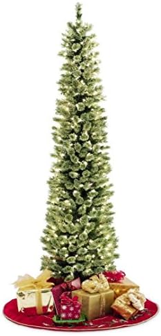 Jojo S コーナーペンシル スリム クリスマスツリー7フィート ソフトフィールタッチ 点灯ライト付き Foiz Gov