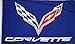 Nuge Corvette Blue Car Flag 3' X 5' Indoor Outdoor Banner