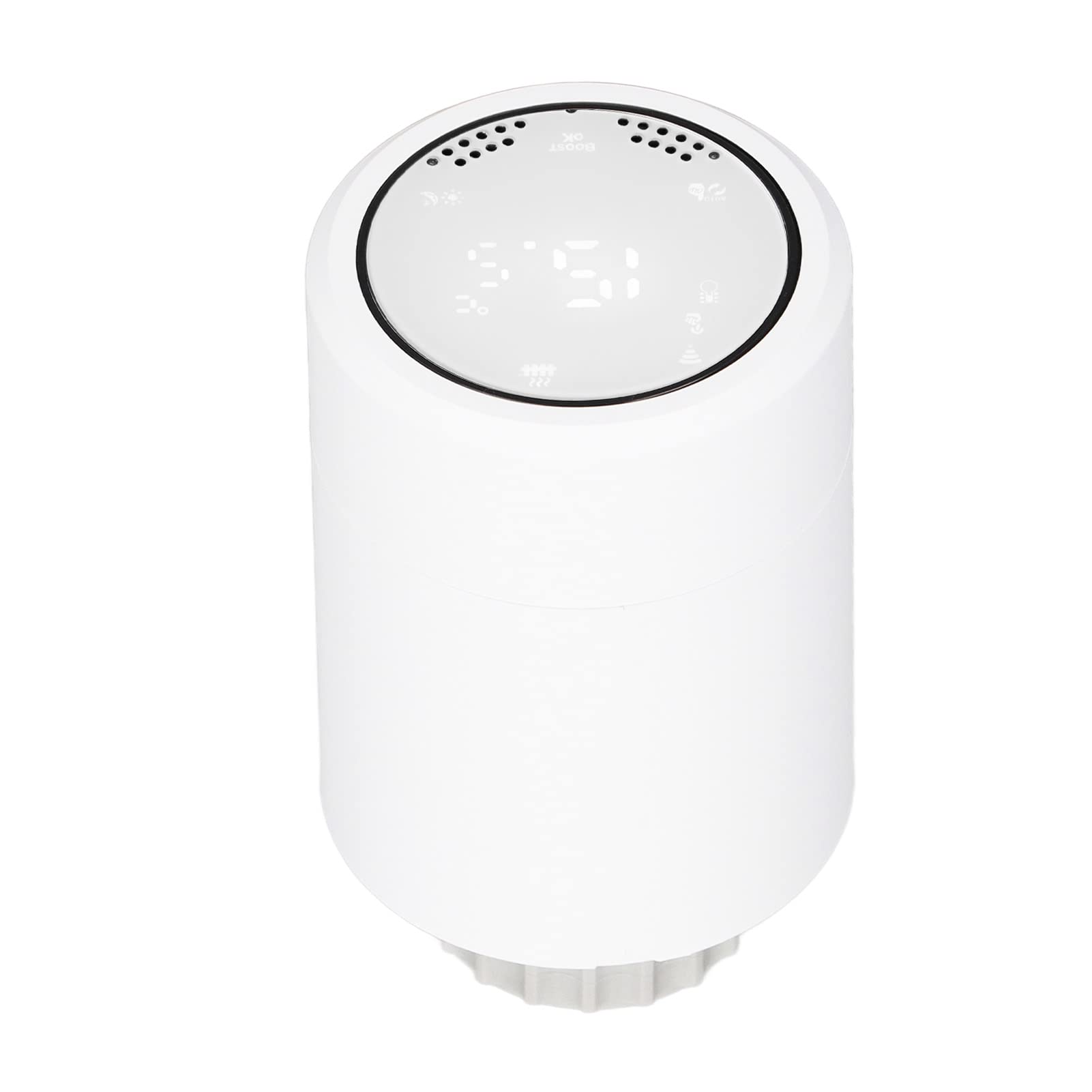 Qcwwy Home Smart Radiator Valve,Intelligent Temperature Adjustment Radiator Valve Mobile Zigbee APP Control Thermostats for Hotel Shopping Mall Residences