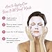 100% PURE Sheet Mask: Does It All (5 PCS), Full Face Sheet Mask, Made with Retinol, Hyaluronic Acid, Brightens Skin, Restores Damaged Skin, Sustainably Made - 5 PACK