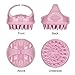 Vebiys Hair Scalp Massager Shampoo Brush - Scalp Brush For Hair Washing - Upgraded Head scrubber, Soft Silicone Bristles For Exfoliating And Remove Dandruff, Improve Hair Growth(Pink)
