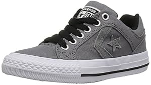 Image of Converse Boys' El Distrito Suede Low Top Sneaker,grey/silver,1 M US Little Kid