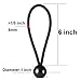 Joneaz Ball Bungee Cords 12 inch, UV Resistant Heavy Duty Tie Down Cord,50 Piece