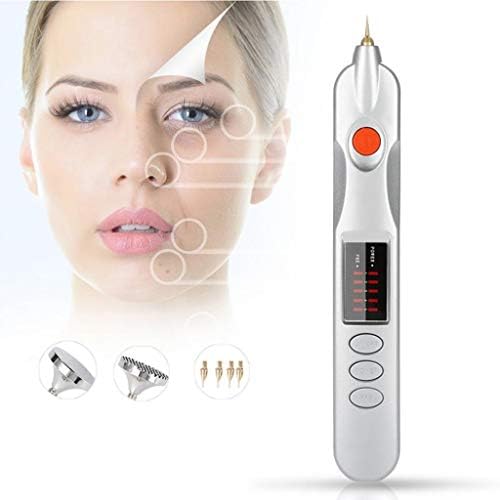 Dark Spot Remover Pen, Professional Freckle Pigment Wrinkle Mole Tattoo Removal and Double Eyelids Machine Wart Dark Spots Removal Tool Skin Firming Skin Care Machine,UKplug