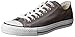 Converse Chuck Taylor All Star Canvas Low Top Sneaker, Charcoal ,10 US Men/12 US Women