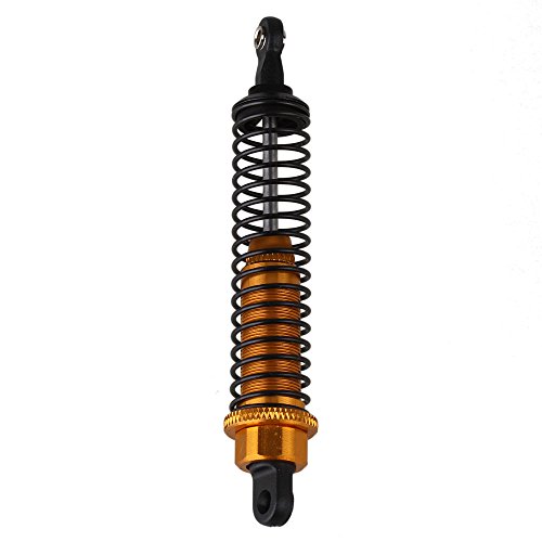 2pcs RC1:16 Off Road Car Largefoot Car Shock Absorber 86mm 286004 Yellow Aluminum Alloy