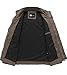 WenVen Men's Fashion Cotton Jackets (Khaki, US Size S)
