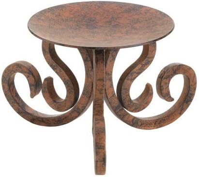 Rustic Scrollwork Candle Stand