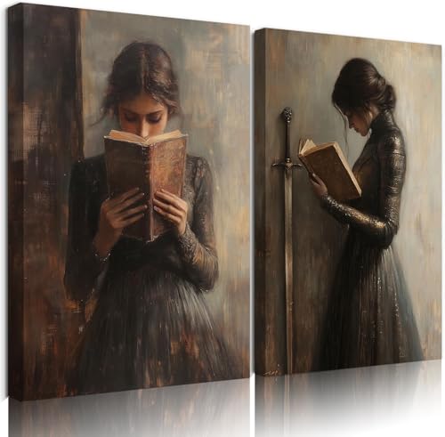 Dark Academia Wall Art Print 12x16