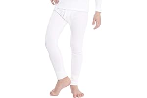 MANCYFIT Thermal Pants for Boys Fleece Lined Leggings Long Underwear Base Layer