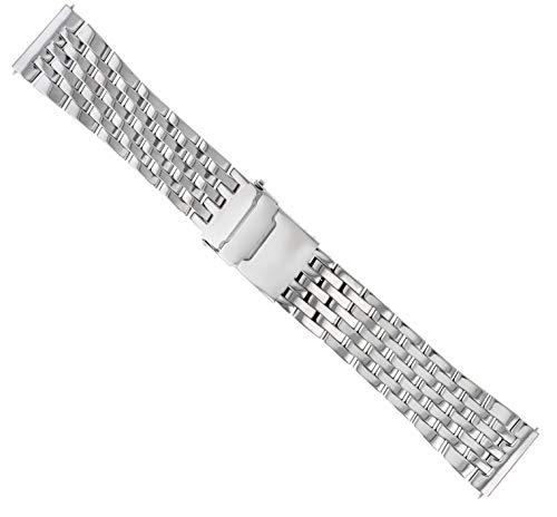 22MM Watch Band Bracelet for BREITLING NAVITIMER 7 Link Stainless Steel Polish