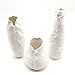 Anding Ceramic White Bottles - Set of 3 Table Vase Home Decorations Now Vase Desktop Center Vase Pieces Creative Home