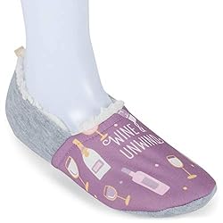 DEMDACO Wine & Unwind Purple Plush Soft Fleece