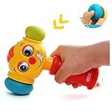 HOMOFY Baby Toys Funny Changeable Hammer Kids Toys for 6 Months up,Multi-function,Lights and Music for Toddlers Infant Boys and Girls 1 2 3 Years Old -Best New Gifts (Funny Hammer toys)