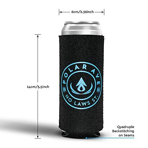 White Claw Slim Can Cooler Coolie Sleeve for Skinny Tall Slim Chiller Cans Drinks Iced Coffee