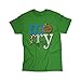 Merry Christmas Electric Green T-Shirt - Tees2urdoor