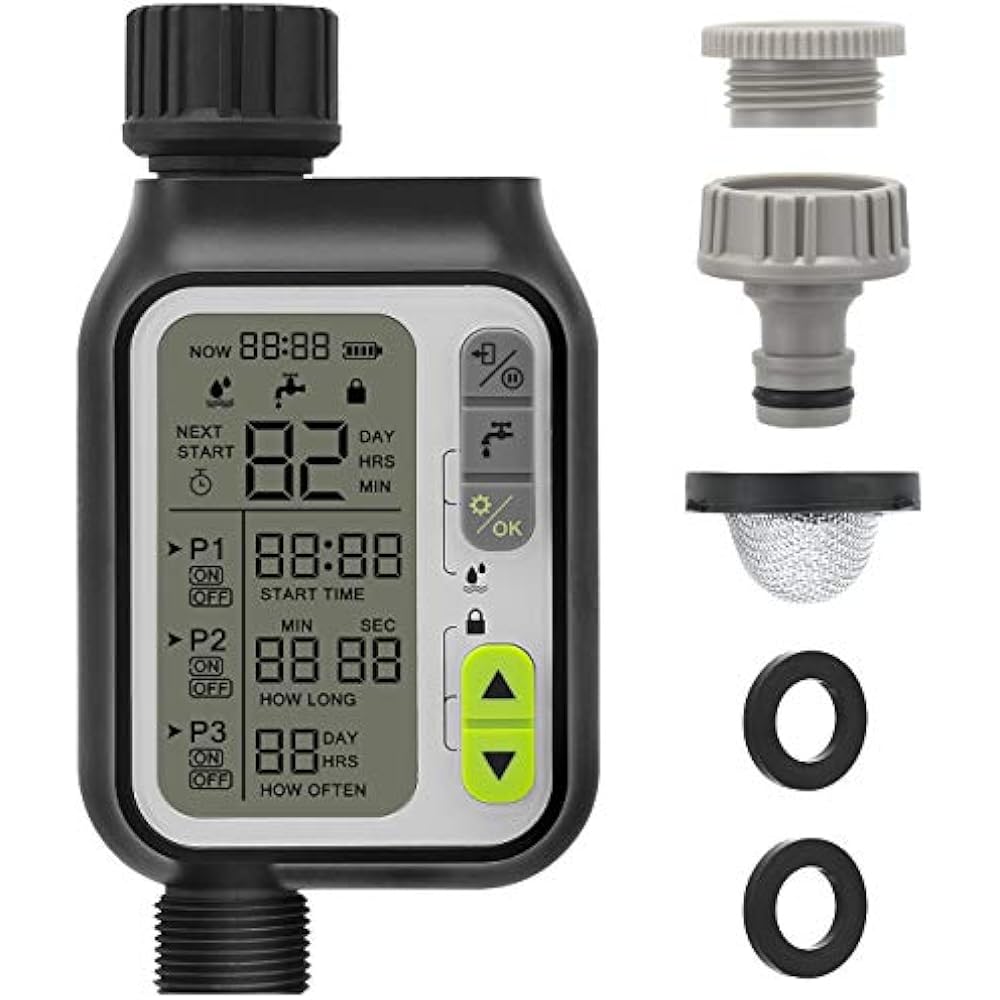 TREKOO Watering Timer Programmable Digital Hose Faucet Timers