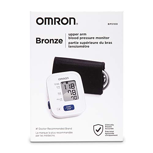 Omron 3 Series Upper Arm Blood Pressure Monitor; 14-Reading Memory, Soft Wide-Range Cuff, #1 Dr. Recommended by Omron