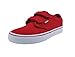 Vans Kids/youth Shoes Atwood Velcro Strap Red/white Sneakers