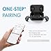 Truly Wireless Earbuds Bluetooth 5.0 Lesoom True Wireless Earbuds in Ear IPX5 Waterproof Sweatproof Noise Cancelling Headphone 15 H Wireless Earphones with Mic for iPhone Samsung Boys Gym Running