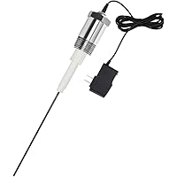 Powered Anode Rod for Water Heater Gallon Tank, Electrical Anode Rod, Eliminates Rotten Egg Smell (Silvery, 60-120 Gallon Tan