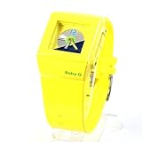 Casio Women's Baby-G BGA201-9E Yellow Resin Quartz Watch with Yellow Dial