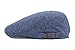 Quanhaigou Unisex Denim Newsboy Hats Flat Ivy Gatsby Cabbie Driving Berets Hat Cotton Dad Cap for Men Women (Retro Blue)