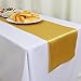 GFCC Pack of 10 Gold Satin Table Runner 12 x 108 Inches for Wedding Party Events Decoration